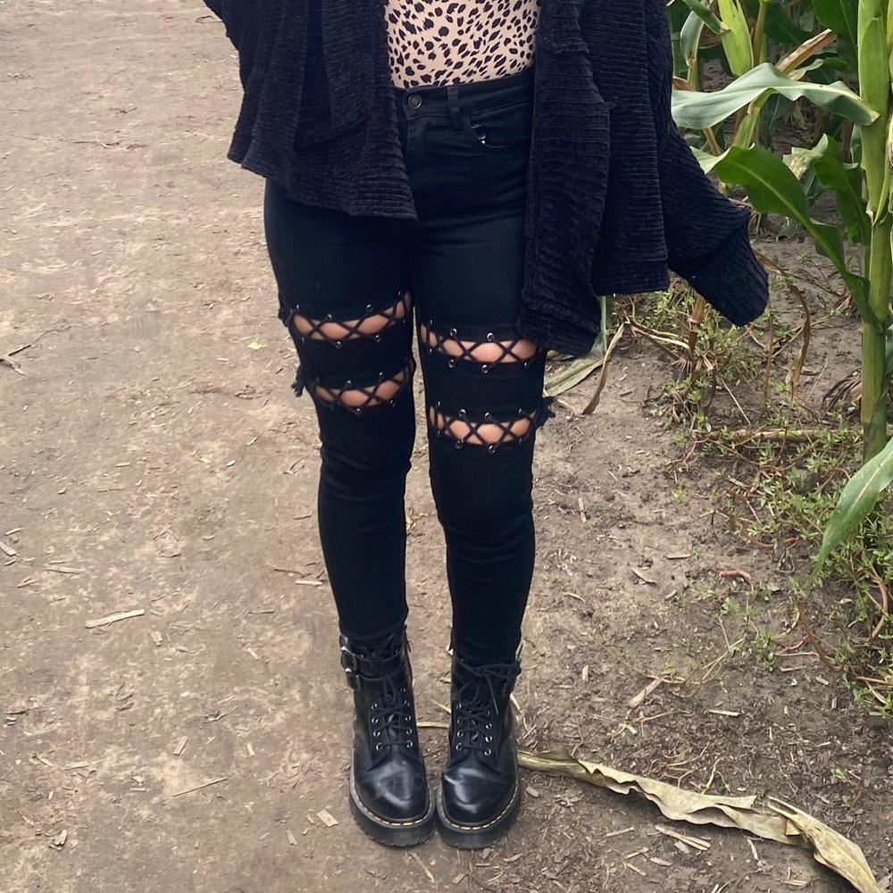 Fashion nova black jeans